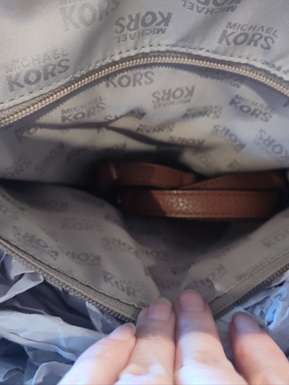 Michael Kors Riley Handbag - Picture 5 of 9